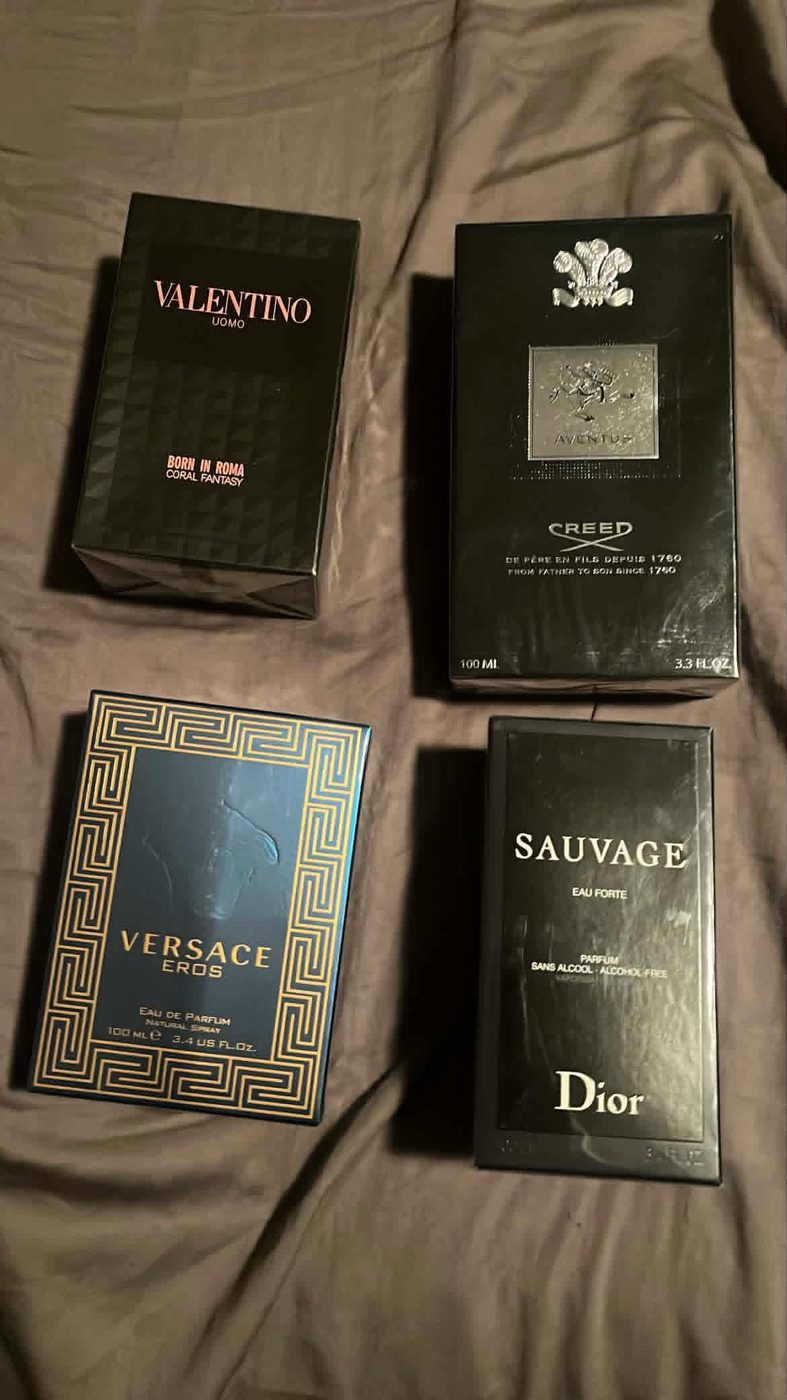 Four sealed boxes